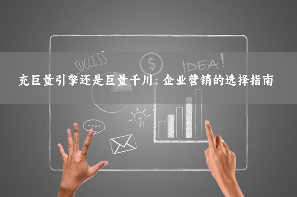 充巨量引擎还是巨量千川：企业营销的选择指南